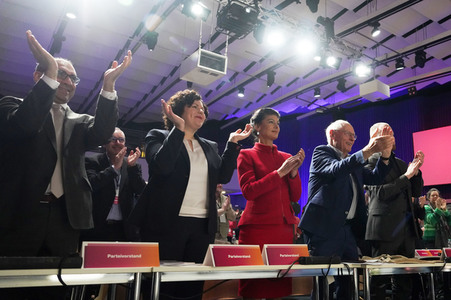 Erster Parteitag des Bündnisses Sahra Wagenknecht in Berlin