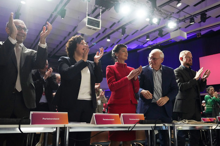 Erster Parteitag des Bündnisses Sahra Wagenknecht in Berlin