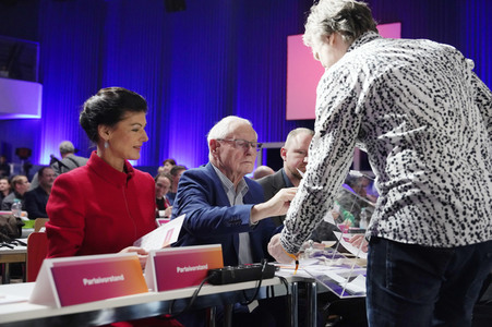Erster Parteitag des Bündnisses Sahra Wagenknecht in Berlin