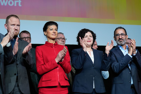 Erster Parteitag des Bündnisses Sahra Wagenknecht in Berlin