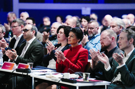 Erster Parteitag des Bündnisses Sahra Wagenknecht in Berlin