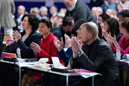 Erster Parteitag des Bündnisses Sahra Wagenknecht in Berlin