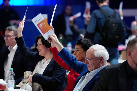 Erster Parteitag des Bündnisses Sahra Wagenknecht in Berlin