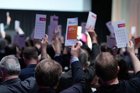 Erster Parteitag des Bündnisses Sahra Wagenknecht in Berlin