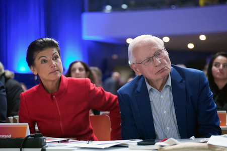 Erster Parteitag des Bündnisses Sahra Wagenknecht in Berlin