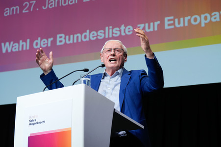 Erster Parteitag des Bündnisses Sahra Wagenknecht in Berlin