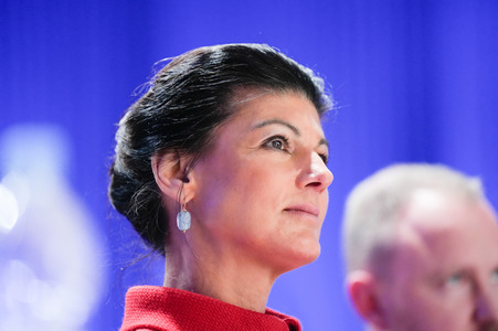 Erster Parteitag des Bündnisses Sahra Wagenknecht in Berlin