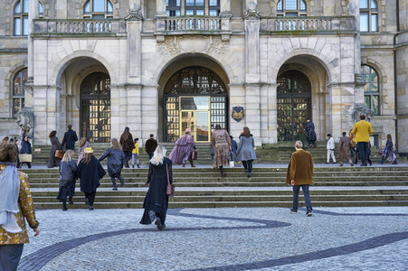 Dreharbeiten 'Hidden University - Ein Pakt gegen die Ohnmacht' in Hannover