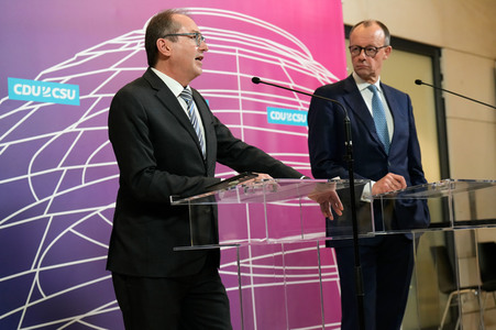 Fraktionssitzung der CDU/CSU-Bundestagsfraktion in Berlin