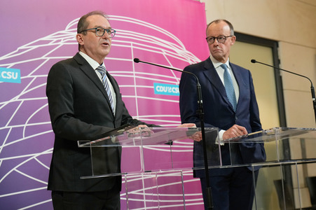 Fraktionssitzung der CDU/CSU-Bundestagsfraktion in Berlin