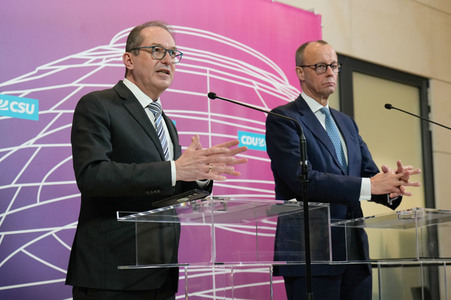 Fraktionssitzung der CDU/CSU-Bundestagsfraktion in Berlin