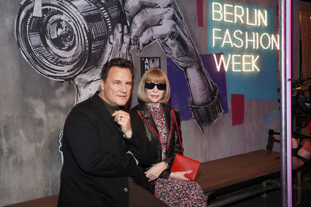Enthüllung der Wachsfigur von Anna Wintour in Berlin