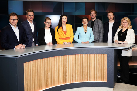 Talkshow 'hart aber fair' in Berlin