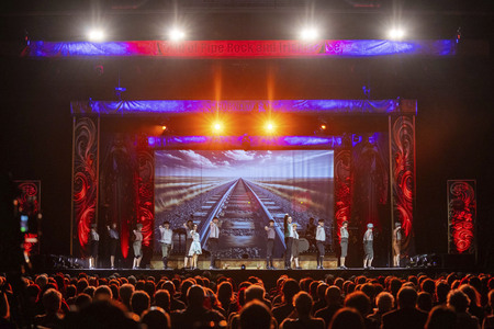 Tanzshow 'Cornamusa - World of Pipe Rock and Irish Dance' in Erf