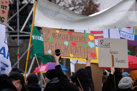 Demo gegen Rechts in Berlin