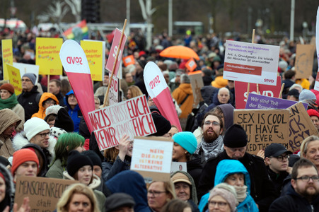 Demo gegen Rechts in Berlin