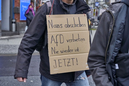 Bunt statt Braun-Demonstration in Hannover