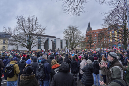 Bunt statt Braun-Demonstration in Hannover