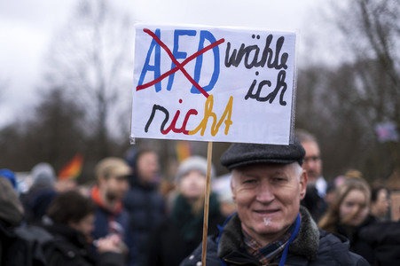 Demo gegen Rechts in Berlin 