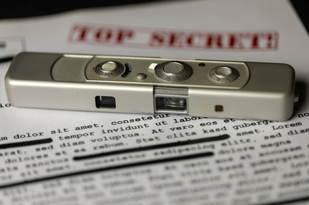 Symbolfoto Spionage-Kamera