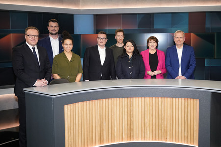 Talkshow 'hart aber fair' in Berlin