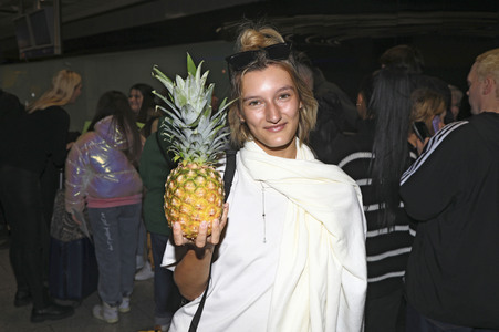 Rückkehr aus dem Dschungel-Camp 2024 auf dem Flughafen Frankfurt am Main