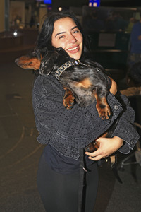 Rückkehr aus dem Dschungel-Camp 2024 auf dem Flughafen Frankfurt am Main