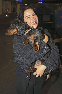 Rückkehr aus dem Dschungel-Camp 2024 auf dem Flughafen Frankfurt am Main