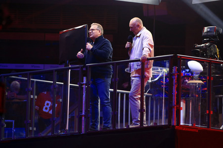TV Show 'American Ice Football' in Mannheim