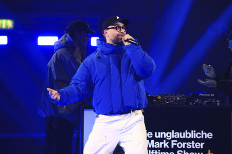 TV Show 'American Ice Football' in Mannheim