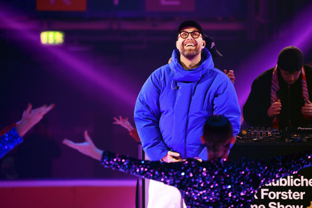 TV Show 'American Ice Football' in Mannheim