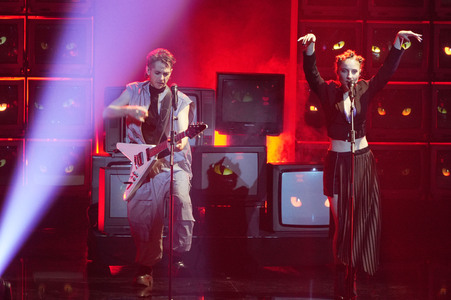 Probe zur TV-Show 'Eurovision Song Contest - das Deutsche Finale 2024' in Berlin