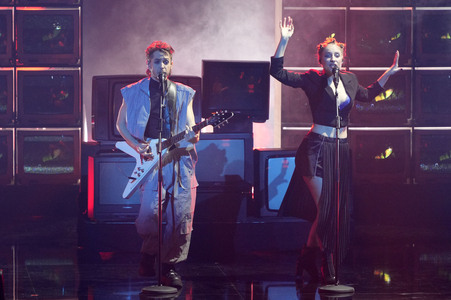 Probe zur TV-Show 'Eurovision Song Contest - das Deutsche Finale 2024' in Berlin