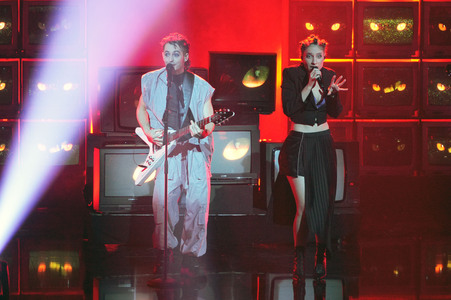 Probe zur TV-Show 'Eurovision Song Contest - das Deutsche Finale 2024' in Berlin