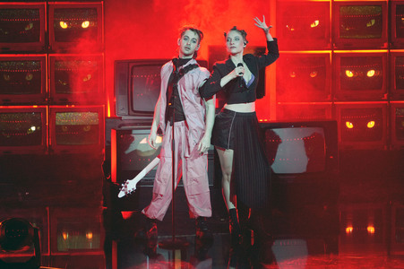 Probe zur TV-Show 'Eurovision Song Contest - das Deutsche Finale 2024' in Berlin