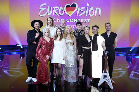 Probe zur TV-Show 'Eurovision Song Contest - das Deutsche Finale 2024' in Berlin