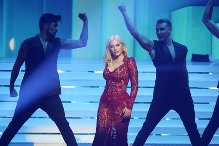 Probe zur TV-Show 'Eurovision Song Contest - das Deutsche Finale 2024' in Berlin