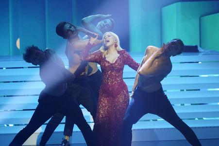 Probe zur TV-Show 'Eurovision Song Contest - das Deutsche Finale 2024' in Berlin