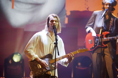 Probe zur TV-Show 'Eurovision Song Contest - das Deutsche Finale 2024' in Berlin