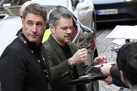 Ankunft vom 'Small Things Like These' Cast am Grand Hyatt Hotel, Berlinale 2024