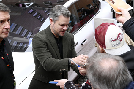 Ankunft vom 'Small Things Like These' Cast am Grand Hyatt Hotel, Berlinale 2024