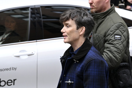 Ankunft vom 'Small Things Like These' Cast am Grand Hyatt Hotel, Berlinale 2024