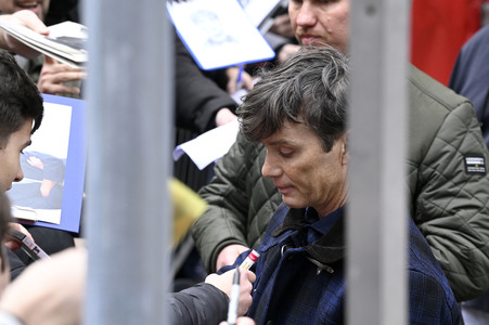 Ankunft vom 'Small Things Like These' Cast am Grand Hyatt Hotel, Berlinale 2024