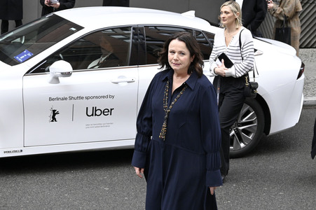 Ankunft vom 'Small Things Like These' Cast am Grand Hyatt Hotel, Berlinale 2024