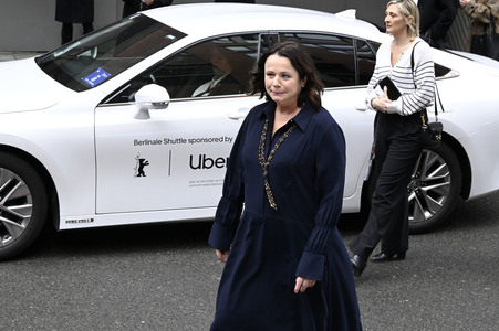 Ankunft vom 'Small Things Like These' Cast am Grand Hyatt Hotel, Berlinale 2024