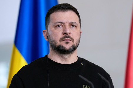 Empfang des Präsidenten der Ukraine im Kanzleramt in Berlin