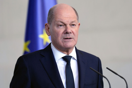 Empfang des Präsidenten der Ukraine im Kanzleramt in Berlin