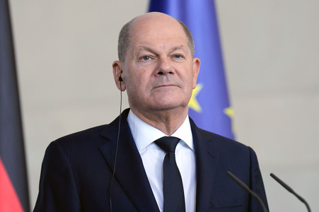 Empfang des Präsidenten der Ukraine im Kanzleramt in Berlin