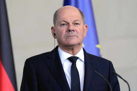 Empfang des Präsidenten der Ukraine im Kanzleramt in Berlin