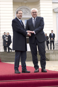 Empfang von Isaac Herzog im Schloss Bellevue in Berlin